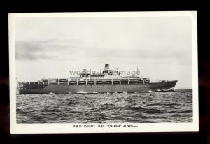 LS1646 - P&O Orient Line Liner - Oriana - plain back postcard
