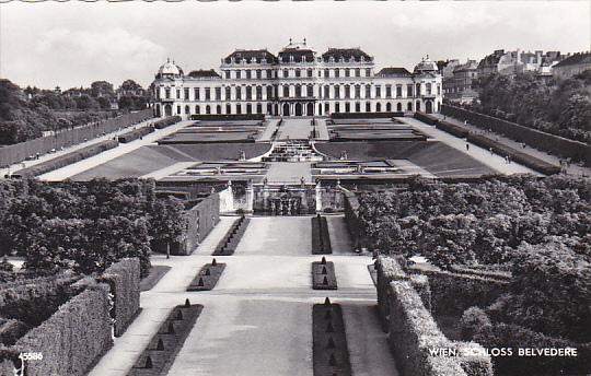 Austria Wien Vienna Schloss Belvedere Real Photo