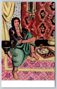 Art~Baltimore Maryland Museum~Odalisque~Henri Matisse~Vintage Postcard