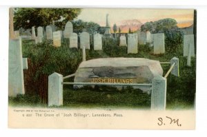 MA - Lanesboro. Josh Billings Grave