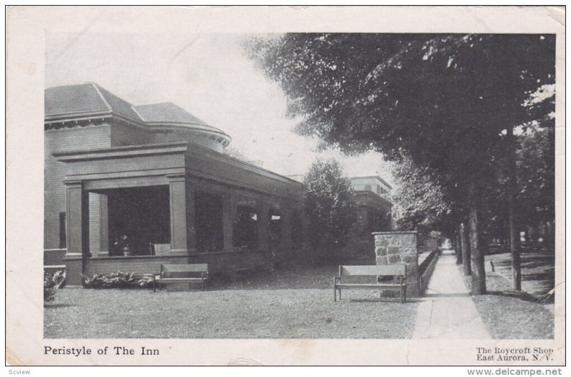 Peristyle of The Inn, The Roycroft Shop, EAST AURORA, New York, PU-1913