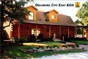 Choctaw, OK Oklahoma  OKLAHOMA CITY EAST KOA CAMPGROUND  Roadside  4X6 Postcard