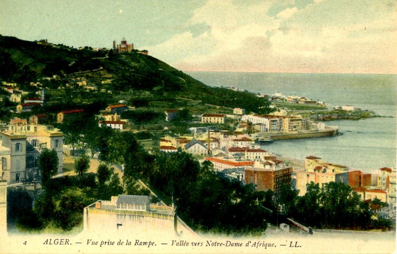Algeria - Algiers. Valley View Toward Notre Dame