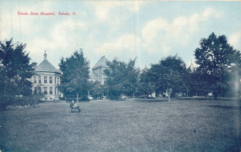 USA Toledo State Hospital Toledo Vintage Postcard 07.01 