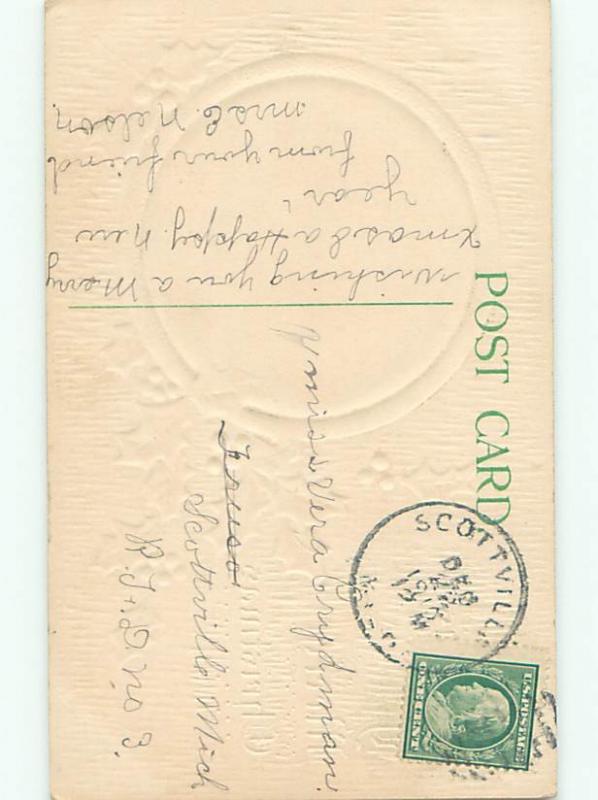 Divided-Back CHRISTMAS SCENE Great Postcard W8704