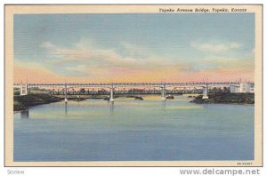 Scenic view, Topeka Avenue Bridge, Topeka, Kansas, 30-40s