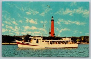 Daytona Beach  Florida  Snapper Fishing With Captain Frank Timmons  Postcard