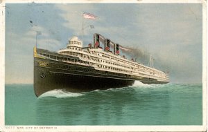 Detroit & Cleveland Navigation Co. (D&C) - Steamer City of Detroit III