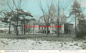 IL, Quincy, Illinois, Chaddock Boys School, 1909 PM, CU Williams No 751