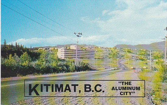 Canada Street Scene Kitimat The Aluminum City British Columbia