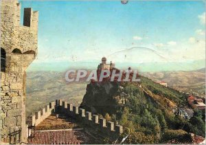 Postcard Modern Repubblica di S Marino Panorames Tours