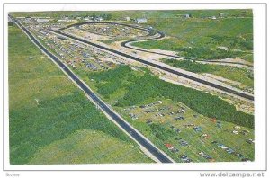 Aerial View of autodome, drag strip and the race-track offering many challeng...