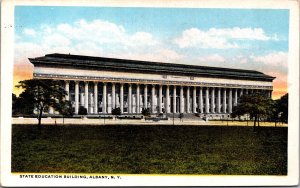 USA State Education Building Albany New York NY Vintage Postcard C006