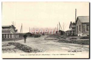 Old Postcard Camp Coetquidan An inside view of the camp