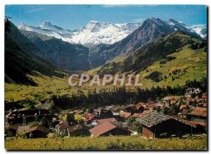 Postcard Modern Adelboden Berner Oberland