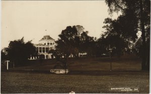 PC SINGAPORE, GOVERNMENT HOUSE, Vintage REAL PHOTO Postcard (B42285)