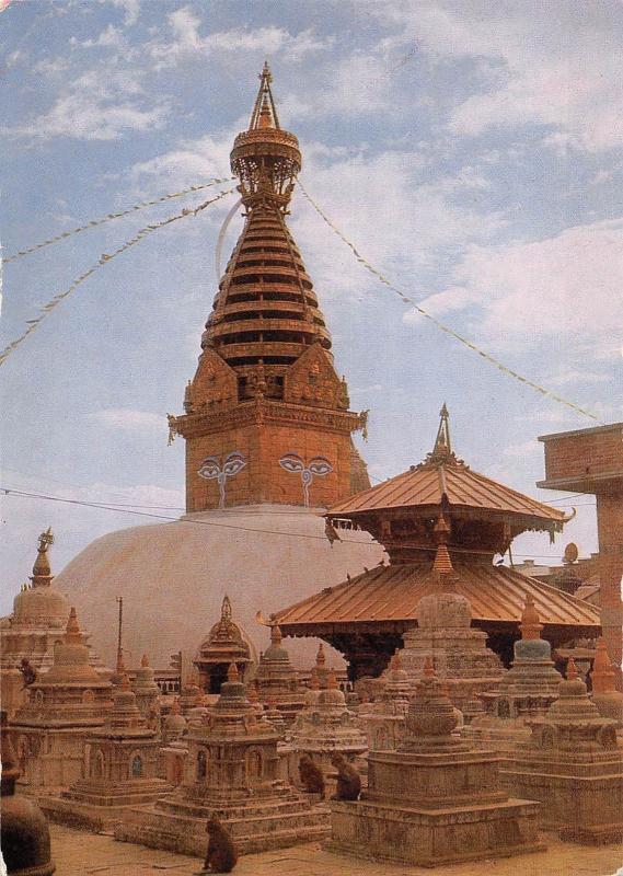 BT13907 Swoyambhu the biggest stupa in the world Nepal         Nepal