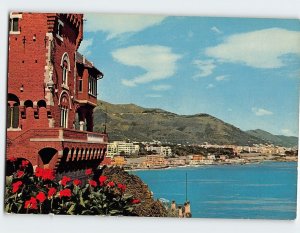 Postcard View of the City, Sturla, Genoa, Italy