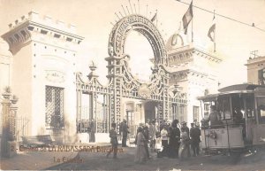 Barcelona Spain Casino de La Rabassada Entrance Real Photo Postcard AA33352