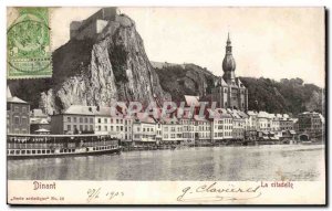 Old Postcard Belgium Dinant Citadel