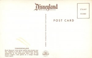 Postcard United States California Tomorrowland Sleek Monorail Disneyland