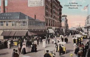 New Jersey Atlantic City Rolling Chair Parade On The Boardwalk