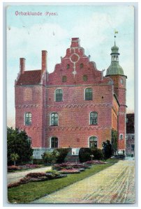 c1910 Building View in Orbaeklunde (Fyen) Denmark Posted Antique Postcard
