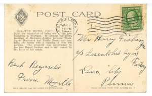 MI - Detroit. Cadillac Hotel