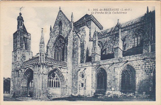 France Dol de Bretagne La Porche de la Cathedrale