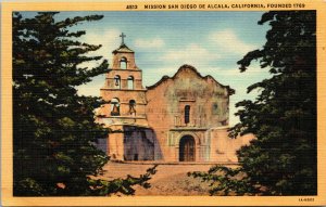 San Diego, California Mission San Diego De Alcala, 1769, Curch, Religion-A33 