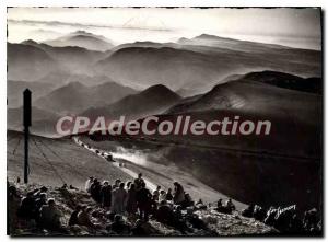 Modern Postcard Mont Ventoux and Col Dome Storms In The Background