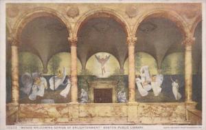 Massachusetts Boston Public Library Muses Welcoming Genius Of Enlightenment D...