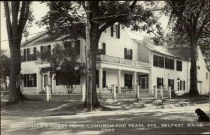 Belfast ME MacDonald's Guest Home 1940s-50s Real Photo Postcard