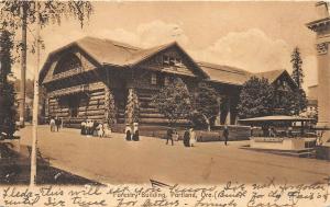 Portland Oregon 1907 Postcard Forestry Building Lewis & Clark Centennial Expo