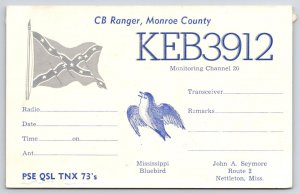 TV Ranger Monroe County Chloe KEB3912 Monitoring Channel 20 Postcard