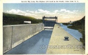 Big Lock, The Highest Lift Lock in World, Little Falls, NY, USA Canal Unused ...