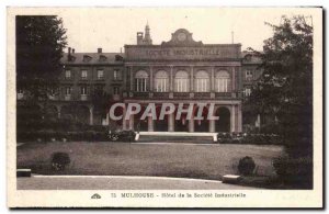 Old Postcard Mulhouse Hotel Industrial Company