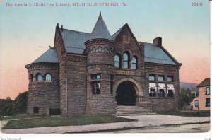 MT. HOLLY SPRINGS, Pennsylvania, 1900-1910's; The Amelia S. Givin Free Library