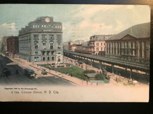 Vintage Postcard>1909>Rotograph Card>Cooper Union>New York City