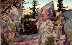 Postcard Granite Gate, Mt. Lowe Division, Pacific Electric Railway, California