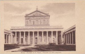 Italy Roma Roma Basilica di San Paolo Facciata ed atrio esteriore