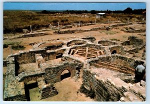Private Baths Hypocaust CONIMBRIGA Portugal 4x6 Postcard