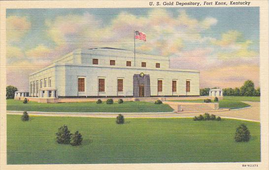 United States Gold Depository Fort Knox Kentucky Curteich