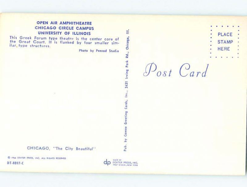 Chrome UNIVERSITY SCENE Chicago Illinois IL AG9008