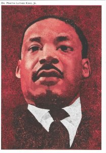 Dr Martin Luther King Jr. American Civil Rights Leader  4 by 6