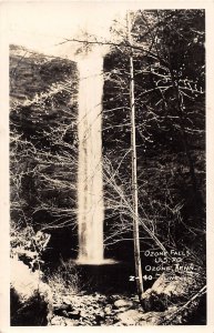 J68/ Ozone Tennessee Postcard RPPC c40-50s Cline Ozone Falls U.S. 80   302