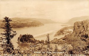 Gorge of the Columbia real photo - Columbia River Highway, Oregon OR  