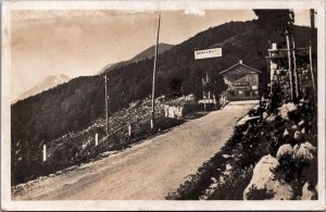 Croatia Opatija Abbazia Monte Maggiore Vintage RPPC C199