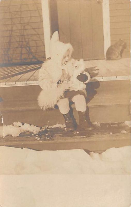 Child dressed for the snow Child, People Photo 1910 