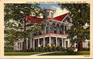 Linen PC Historic Kelley Mansion Dominican Camp for Girls Kelleys Island Ohio